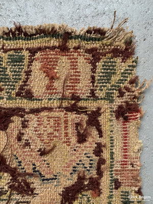 English Turkey Work Chair Covers Late 17Th Cent Chair