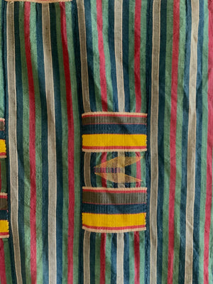 West African Ghana vintage Ewe Kente cloth (240 x 160cm)