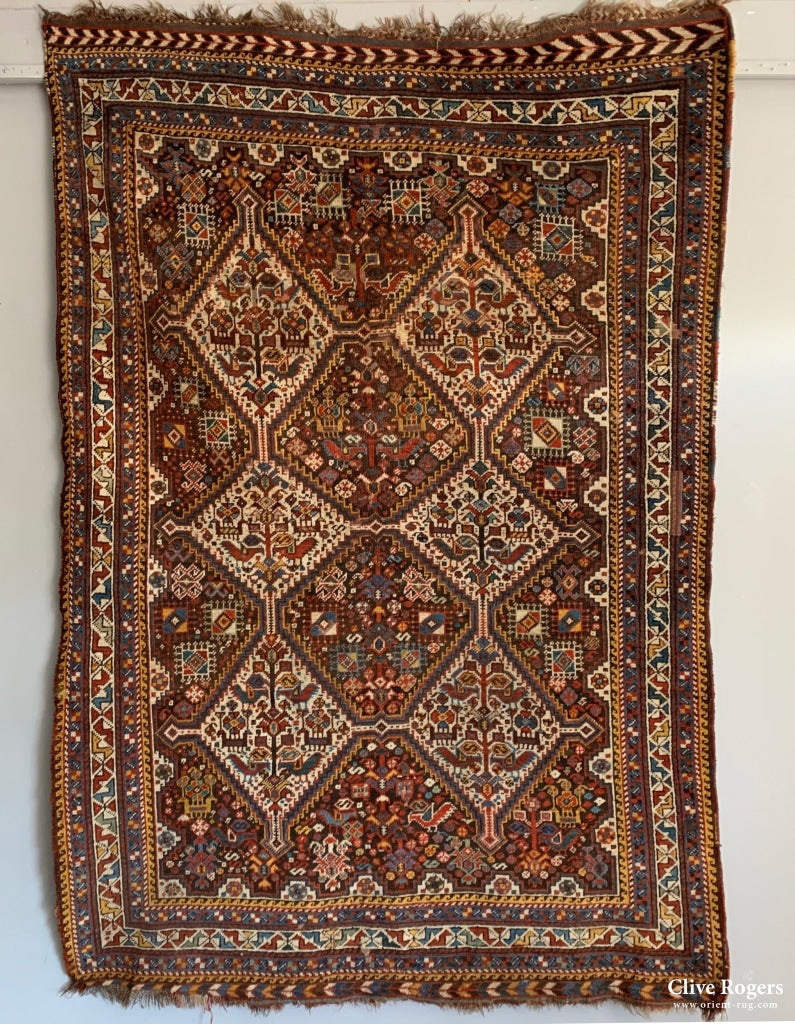 Persian Large Khamseh Rug 1930S Rug