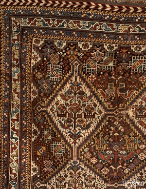 Persian Large Khamseh Rug 1930S Rug