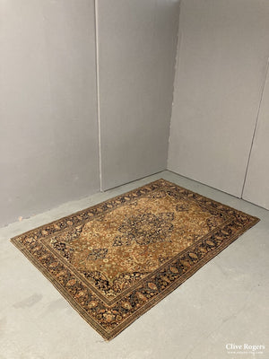 Persian Fine Mohtasham Kashan Rug Circa 1850 Rug