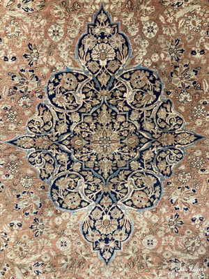 Persian Fine Mohtasham Kashan Rug Circa 1850 Rug