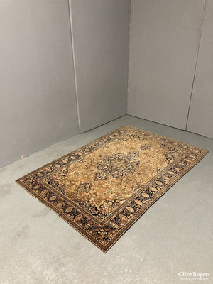 Persian Fine Mohtasham Kashan Rug Circa 1850 Rug