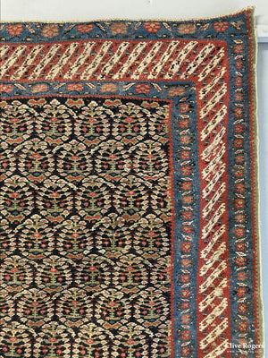 Persian Fine Senneh Kilim Late 19Th Cent Kilim