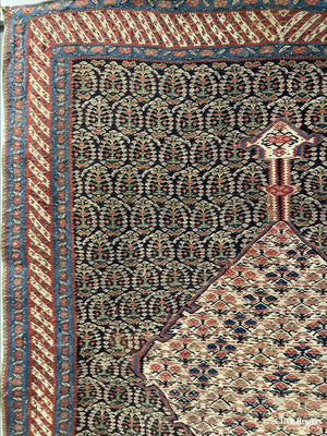 Persian Fine Senneh Kilim Late 19Th Cent Kilim