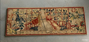 Franco Flemish Antique Tapestry ( 55 X 150 Cm )