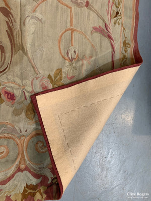 French Aubusson Entre Fenetre Tapestry (305 X 109Cm)