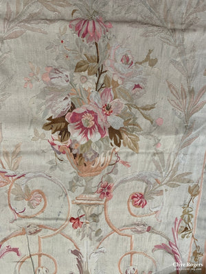 French Aubusson Entre Fenetre Tapestry (305 X 109Cm)