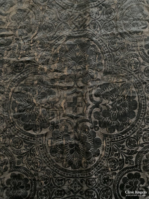 French Lyon Silk Brocade (Af) Circa 1860 Brocade