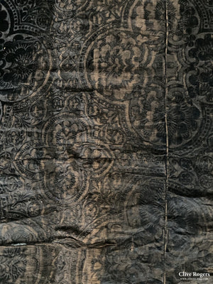 French Lyon Silk Brocade (Af) Circa 1860 Brocade