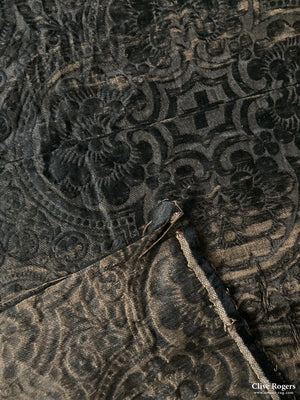 French Lyon Silk Brocade (Af) Circa 1860 Brocade