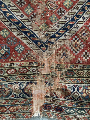 Persian Gashgai Rug (Af) 19Th Cent Rug