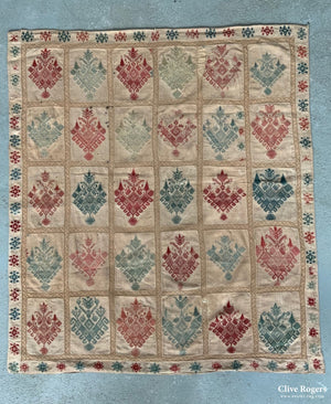 Greek Island Dodecanese Embroidery Circa 1700 (118 X 109Cm)