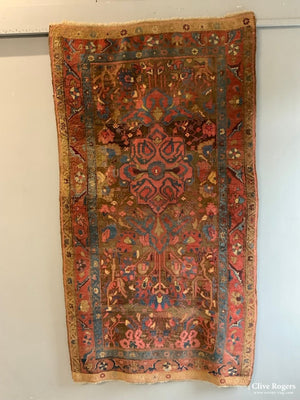 Hamadan Antique Kurdish Village Rug (Af) (208 X 117Cm) Rugs