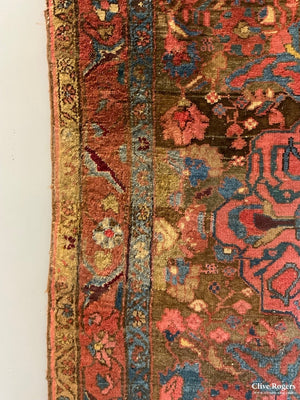 Hamadan Antique Kurdish Village Rug (Af) (208 X 117Cm) Rugs