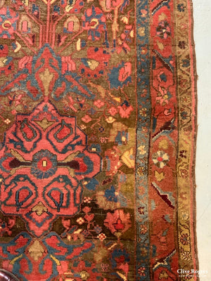 Hamadan Antique Kurdish Village Rug (Af) (208 X 117Cm) Rugs