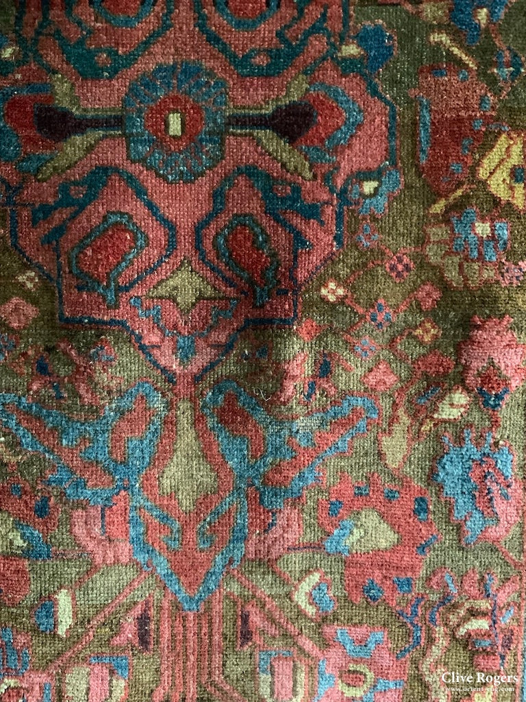 Hamadan Antique Kurdish Village Rug (Af) (208 X 117Cm) Rugs