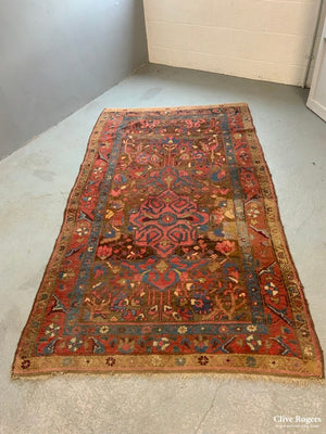 Hamadan Antique Kurdish Village Rug (Af) (208 X 117Cm) Rugs