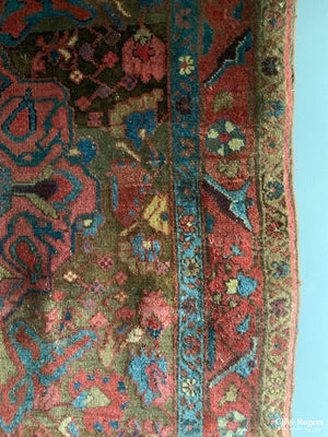 Hamadan Antique Kurdish Village Rug (Af) (208 X 117Cm) Rugs