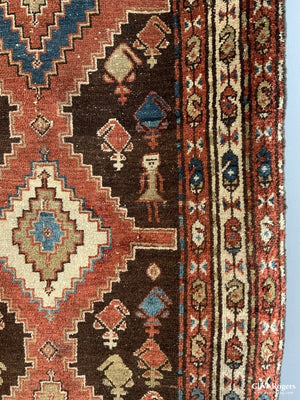 Hamadan Kurdish Runner Circa 1920 (420 X 90Cm) Runner