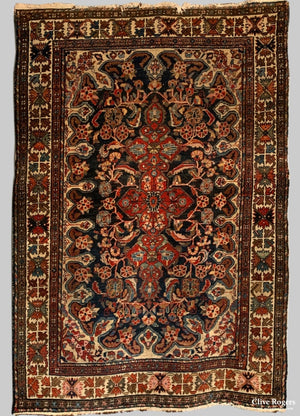Persian Hamadan / Bactiar Rug Mid Cent Rug