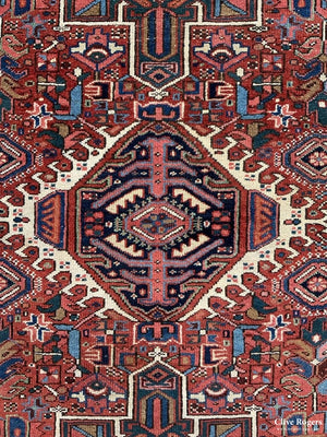Heriz Vintage Rug (197 X 136Cm) Rug