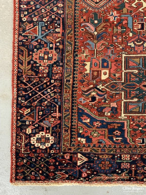 Heriz Vintage Rug (197 X 136Cm) Rug