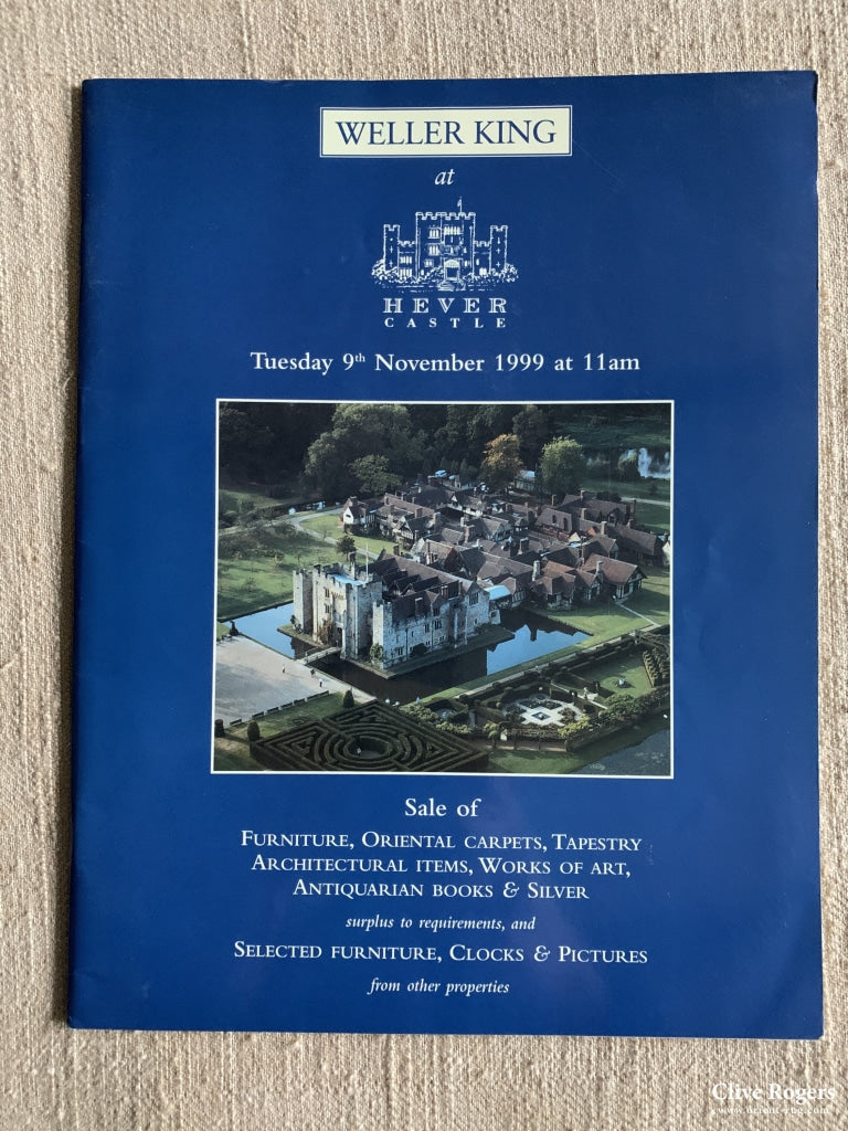 Hever Castle Oriental Carpets Weller King 9 Nov 1999