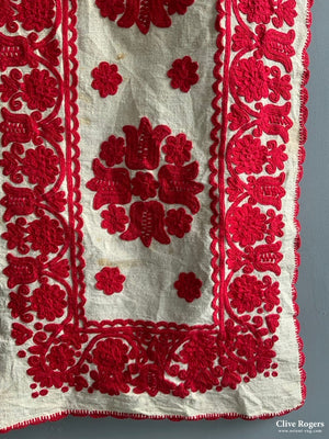 Hungarian Bolster Cover Counterplane (199 X 51Cm)