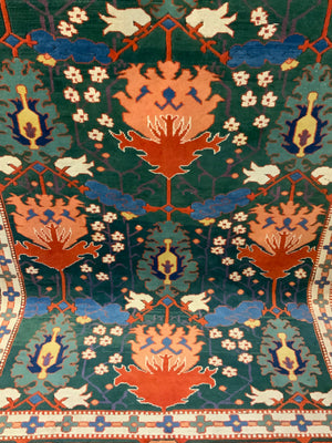 Turkish Arts & Crafts design carpet (330 x 231cm)