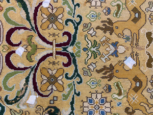 Portuguese Arraiolos needlework carpet (340 x 298cm)