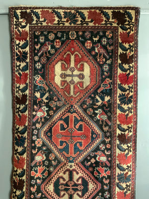 Bactiar vintage long rug / runner (297 x 107cm)