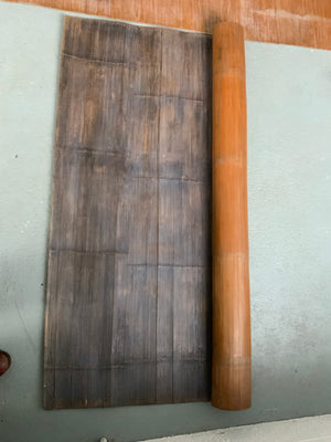 Japanese vintage split bamboo cane mats [3]