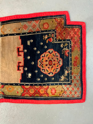 Tibetan antique saddle cover (130 x 72cm)