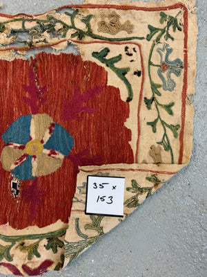 Assortment of antique suzani fragments [3]