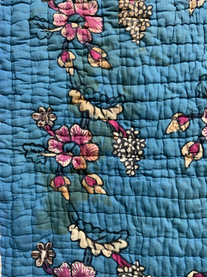 Turkish Kandili quited bedcover (202 x 183cm)