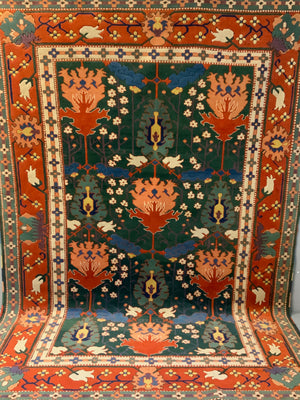 Turkish Arts & Crafts design carpet (330 x 231cm)