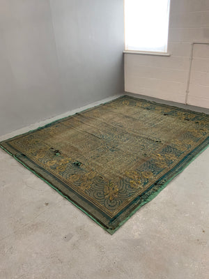 Art Nouveau Belgian(?) flatweave (280 x 226cm)