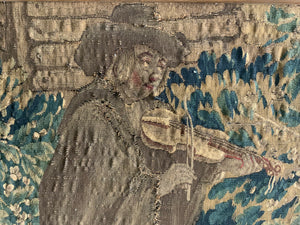 French antique 'Vedure' tapestry fragment (63 x 129cm)