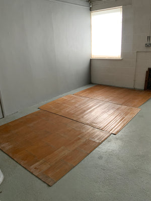 Japanese vintage split bamboo cane mats [3]