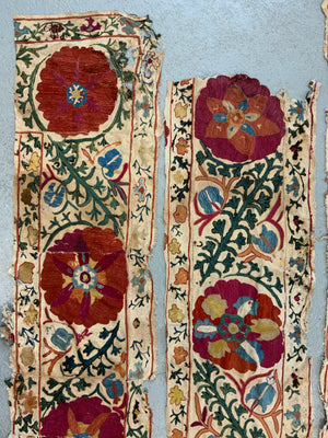Assortment of antique suzani fragments [3]