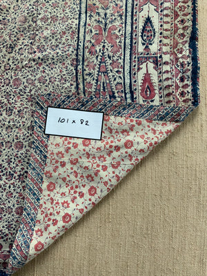 Palampore Kalmkari antique cotton print (101 x 82cm)