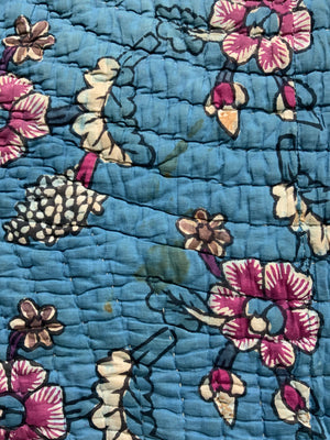 Turkish Kandili quited bedcover (202 x 183cm)