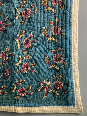 Turkish Kandili quited bedcover (202 x 183cm)