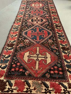 Bactiar vintage long rug / runner (297 x 107cm)