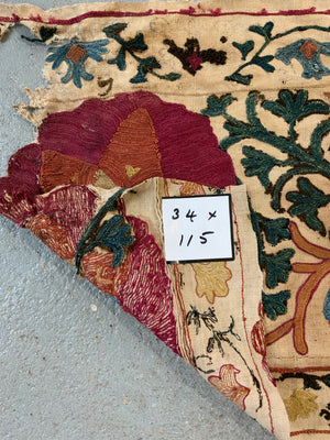 Assortment of antique suzani fragments [3]