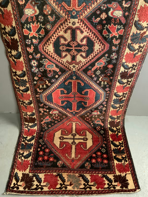 Bactiar vintage long rug / runner (297 x 107cm)