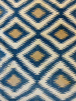 Indian vintage cotton Dhurrie (194 x 105cm)