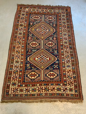 Caucasian antique Shirvan rug (192 x 117cm)