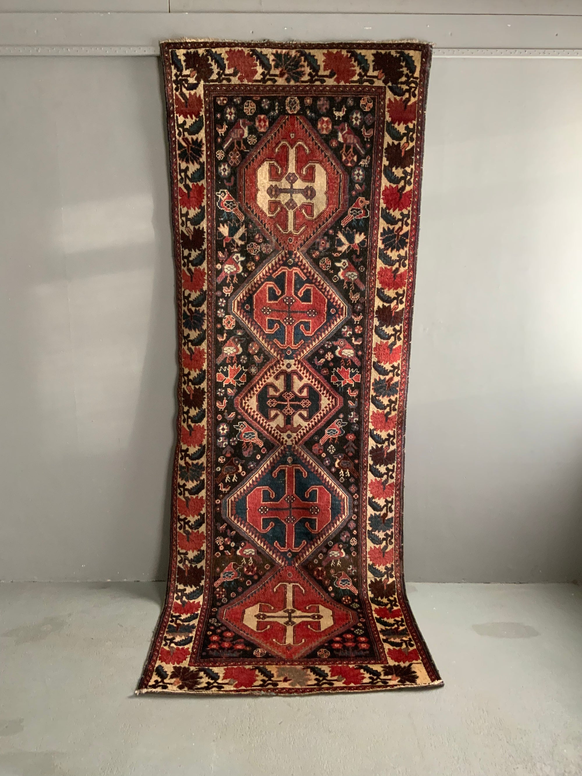 Bactiar vintage long rug / runner (297 x 107cm)